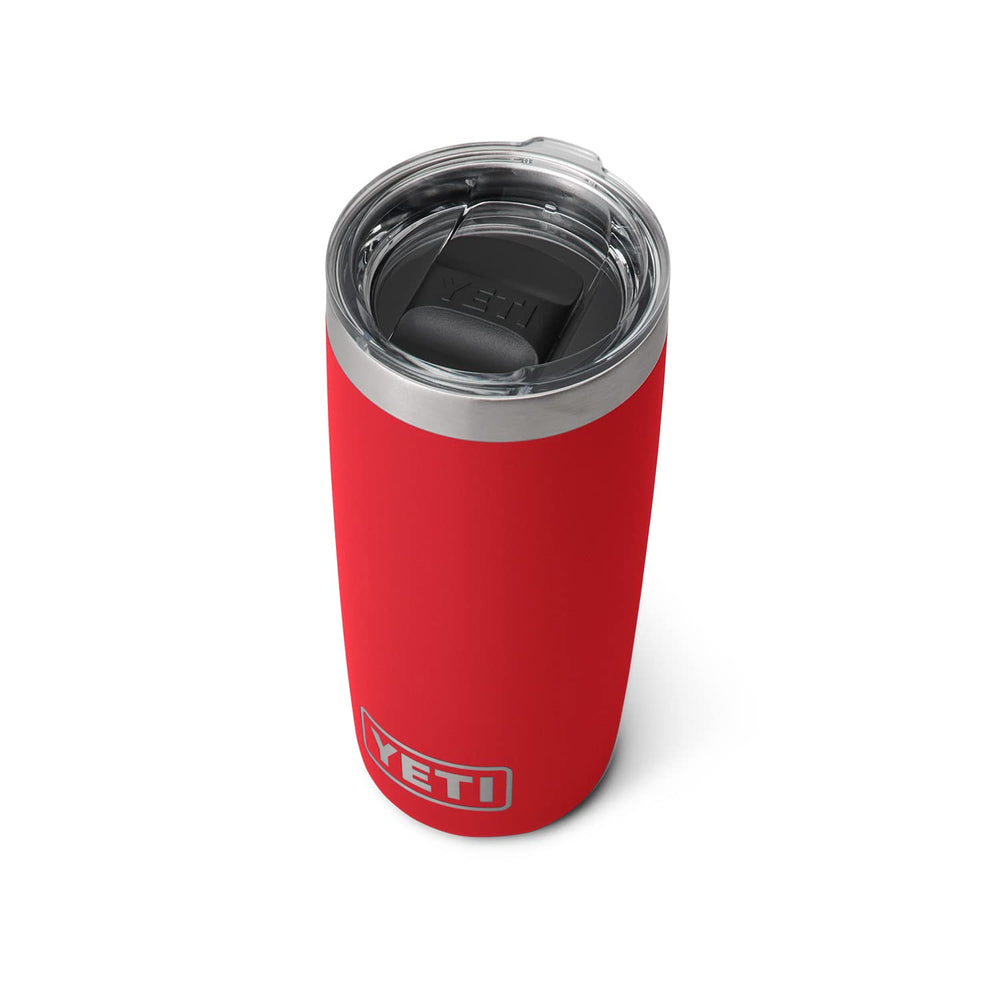 YETI Rambler 10 oz Tumbler, Stainless Steel, Vacuum Insulated with MagSlider Lid, Black Forest Green