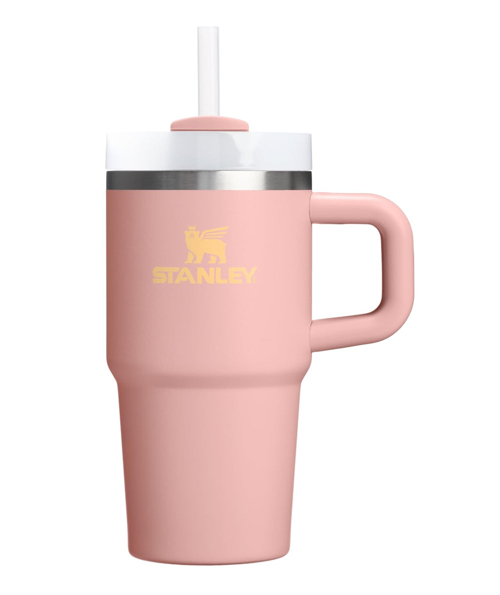 STANLEY Quencher H2.0 Tumbler with Handle and Straw 30 oz | Flowstate 3-Position Lid | Cup Holder Compatible for Travel | Insulated Stainless Steel Cup | BPA-Free | Rose Quartz 2.0