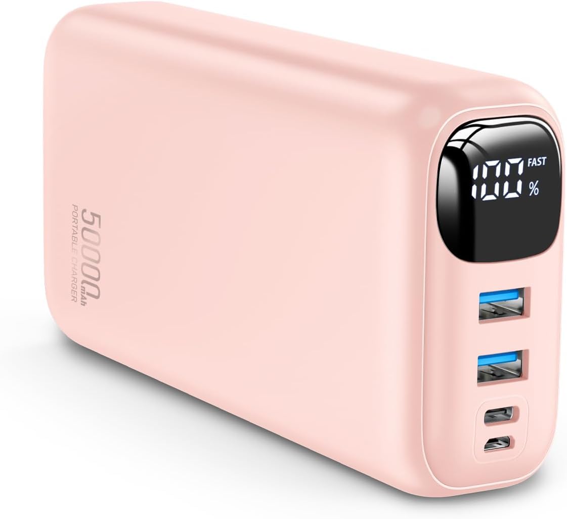 OHOVIV Portable Charger 50000mAh Power Bank - 22.5W Fast Charging External Battery Pack,USB-C Portable Phone Charger for iPhone 17/16/15/14/13 Pro Android Samsung, for Travel Camping Essential