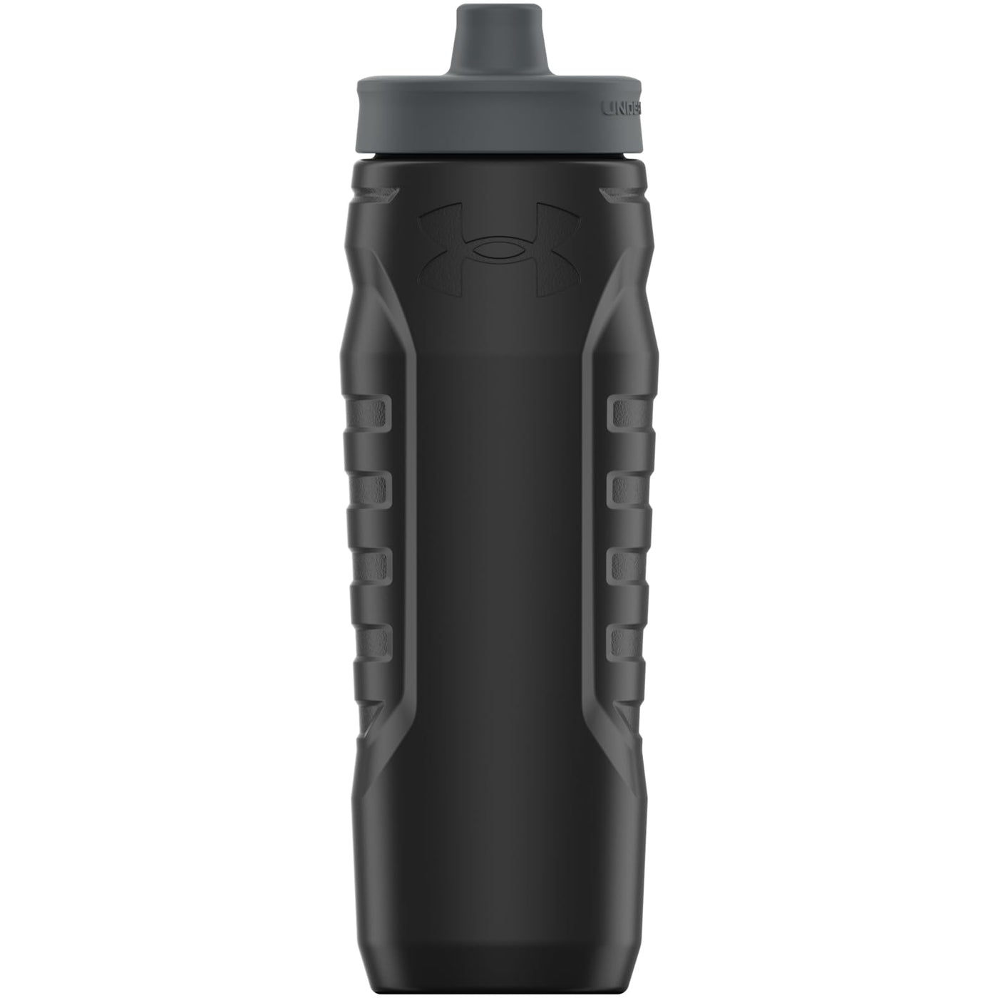 Under Armour Squeeze Water Bottles, 32 oz Water Bottles, Sideline Sports Water Bottle with Quick-Shot Lid, Quick & Easy Hydration, Gym Water Bottles, Squeeze Bottle, 1 32oz Bottle
