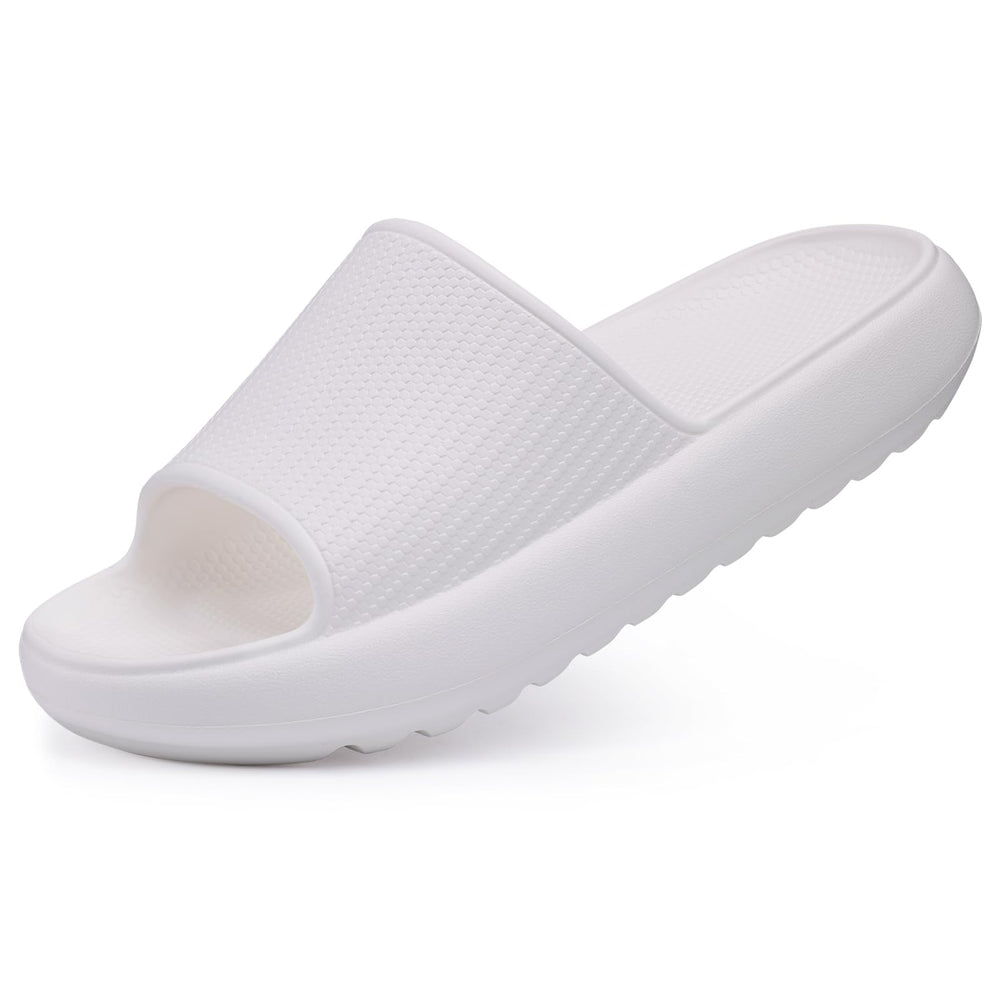 Comwarm Cloud Slide Sandals for Women Men Ultra Comfort Recovery Pillow Slippers Soft Summer Beach Shoes with Low Arch Support