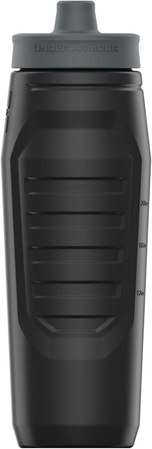 Under Armour Squeeze Water Bottles, 32 oz Water Bottles, Sideline Sports Water Bottle with Quick-Shot Lid, Quick & Easy Hydration, Gym Water Bottles, Squeeze Bottle, 1 32oz Bottle
