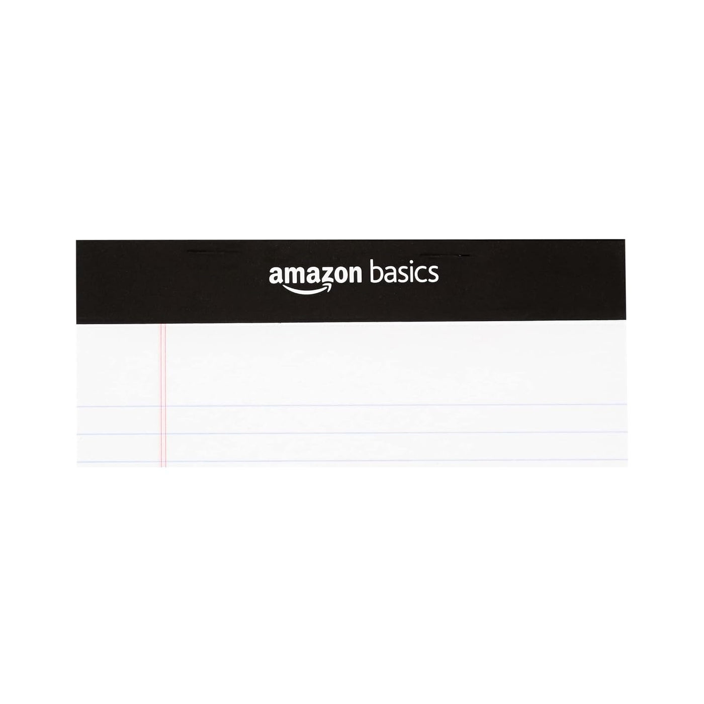 Amazon Basics Narrow Ruled Lined Writing Note Pads for Notes, Office Supplies, 5" x 8", White, 12-Pack of 50 Pages, Perforated