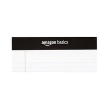 Amazon Basics Narrow Ruled Lined Writing Note Pads for Notes, Office Supplies, 5" x 8", White, 12-Pack of 50 Pages, Perforated