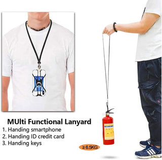 Kinizuxi 2 Pcs Cell Phone Lanyard Crossbody with Adjustable Neck Strap and Phone Ring Grip,Universal Smartphone Lanyard for iPhone Lanyards for Around the Neck Compatible with Most Smartphones