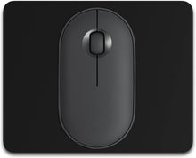 Dapesuom Small Mouse Pad, 5 x 6 Inch Thick Rubber Premium-Textured Non-Slip Portable & Washable Mini Mouse Mat for Women Men Wireless Laptops Keyboard Tray Gaming Work Computer Travel, Jet Black