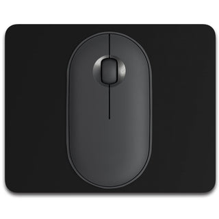 Dapesuom Small Mouse Pad, 5 x 6 Inch Thick Rubber Premium-Textured Non-Slip Portable & Washable Mini Mouse Mat for Women Men Wireless Laptops Keyboard Tray Gaming Work Computer Travel, Jet Black