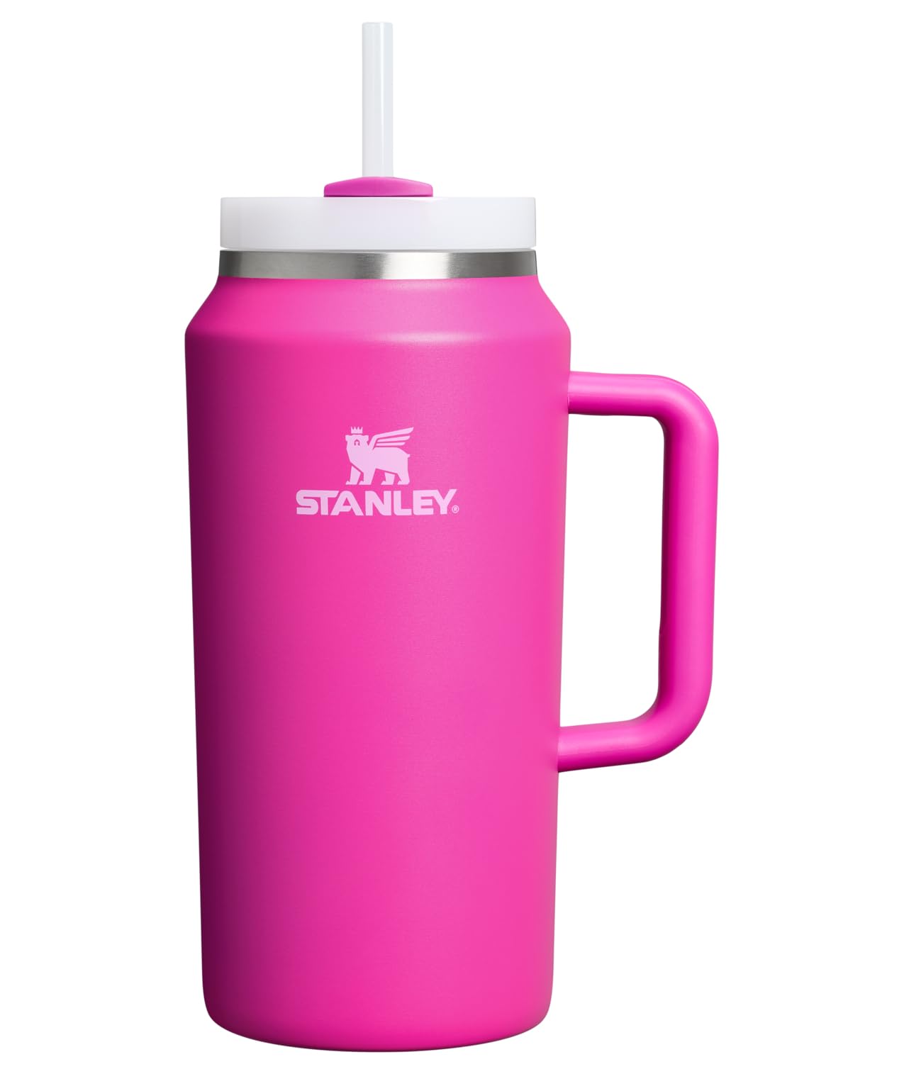 STANLEY Quencher H2.0 Tumbler with Handle and Straw 30 oz | Flowstate 3-Position Lid | Cup Holder Compatible for Travel | Insulated Stainless Steel Cup | BPA-Free | Rose Quartz 2.0
