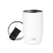 Simple Modern Voyager Tumbler with Flip Lid | Travel Coffee Mug | Insulated Stainless Steel Cold Brew Iced or Hot Coffee Cup | Gifts for Women Men Her Him | 16oz, Almond Birch