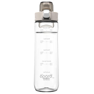 Opard Zip 20oz Plastic Water Bottle Dishwasher Safe, Leakproof Flip-Top Lid, BPA Free Tritan, Wide Mouth Reusable Kids Water Bottle for School Hiking Commuting Outdoor Travel and Gym