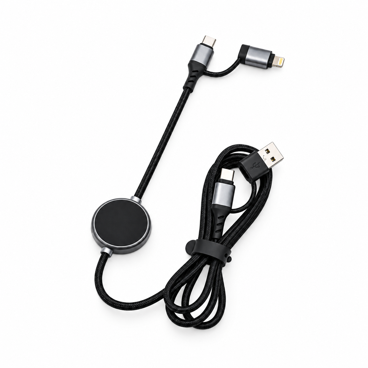 60W 4-in-1 LED Fast Charging Cable