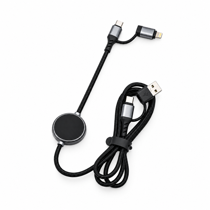 60W 4-in-1 LED Fast Charging Cable