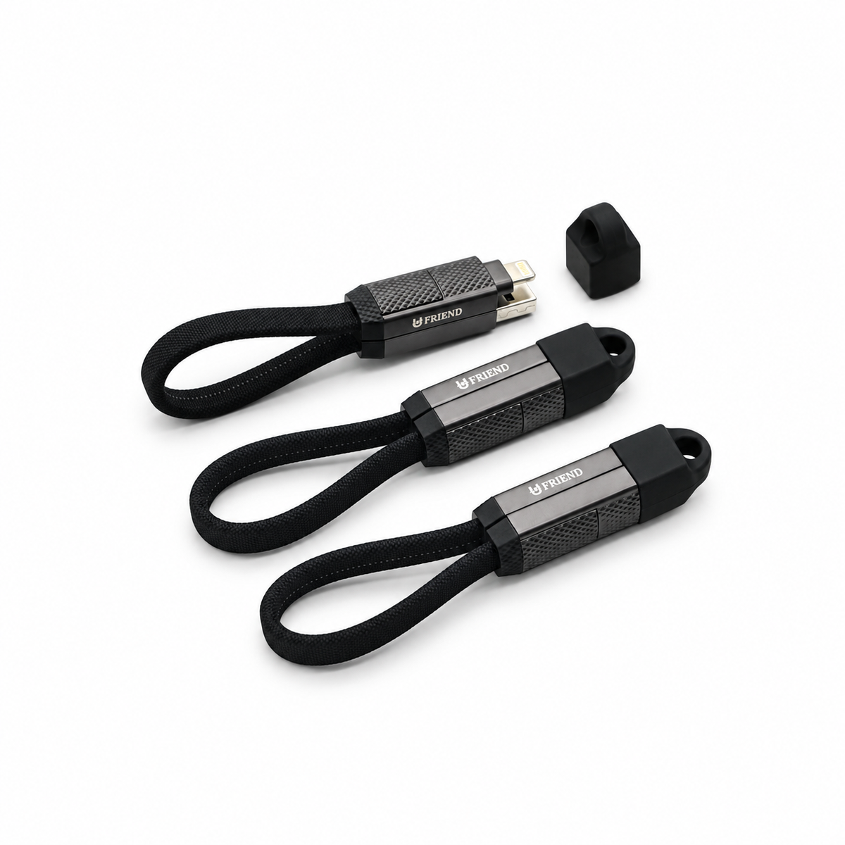 60W Multi-Function Charging Cable Keychain