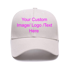 Custom Baseball Cap with Your Text for Men Women,Personalized Adjustable Trucker Caps Casual Sun Peak Hat for Gifts