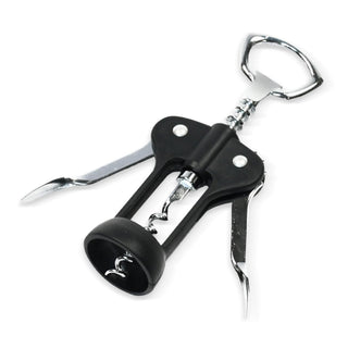 Chef Craft Select Waiters Corkscrew with Foil Cutter and Bottle Opener, 5 inches in Length, Stainless Steel/Black