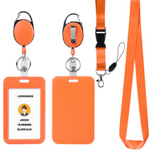 Retractable ID Badge Holder with Breakaway Lanyard,Heavy Duty Badge Reel,Detachable Keychain, Cruise Ship Cards Holder,for Nurse Officer Teacher Security Staff Women Men
