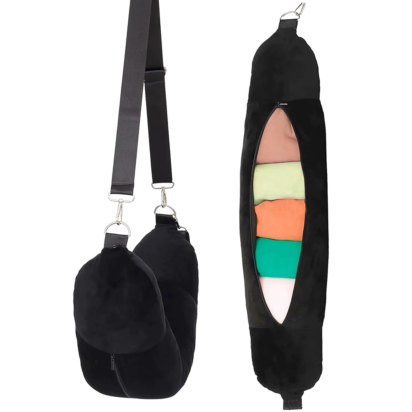 Neck Pillow Airplane 2 Pack Stuffable Neck Pillow Airplanes for Extra Luggage - Avoid Baggage Fees Multi-Functional Tube Pillow with Clothes Fits 3+ Days of Travel Essentials
