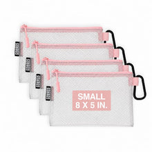 GOBAGS Air Production Multi‑Size Clear Zipper Pouch (4‑Pack) – Cable Organizer & Travel Gear Bag for Electronics, Camera Accessories, Tool Pouch & Small Tech Storage