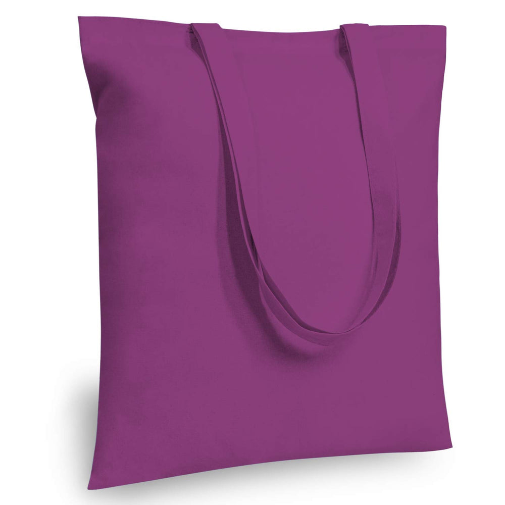 TOPDesign 5 | 12 | 24 | 48 | 192 Pack Economical Cotton Tote Bags, Lightweight Medium Reusable Grocery Shopping Cloth Bags, Suitable for DIY, Advertising, Promotion, Gift, Activity (5-Pack)