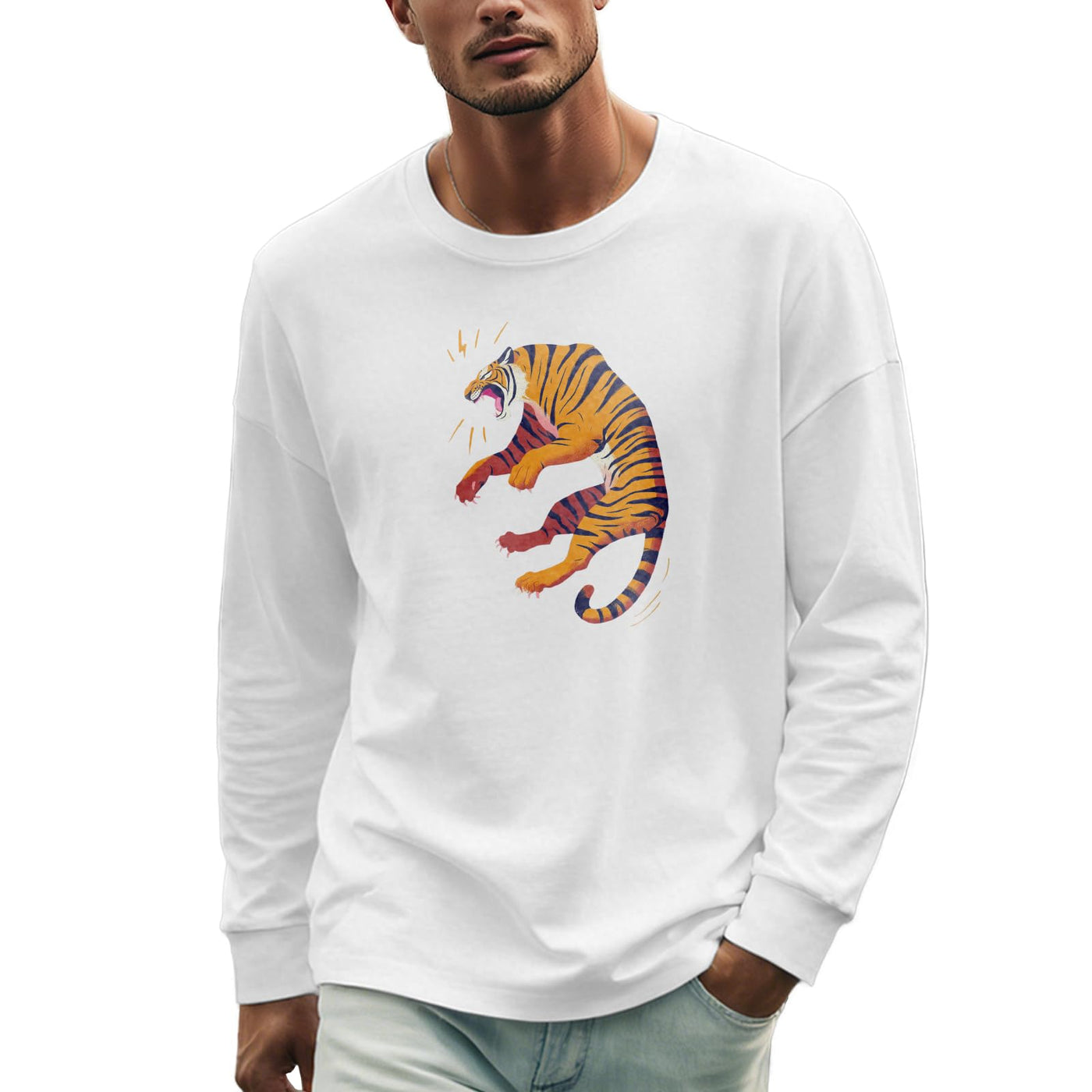domirica Oversized Solid Cotton Blend Graphic Mens Hoodies Pullover Crewneck Long Sleeve Loose Fit Soft Sweatshirts