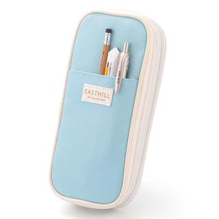 EASTHILL Big Capacity Pencil Case Large Pencil Pouch Stationery Pen Bag for Teen Girls-Green