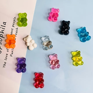 10pcs Gummy Bear Fridge Magnets | Strong Small Cute Fun Decorative | Office Kitchen Locker Whiteboard Organization