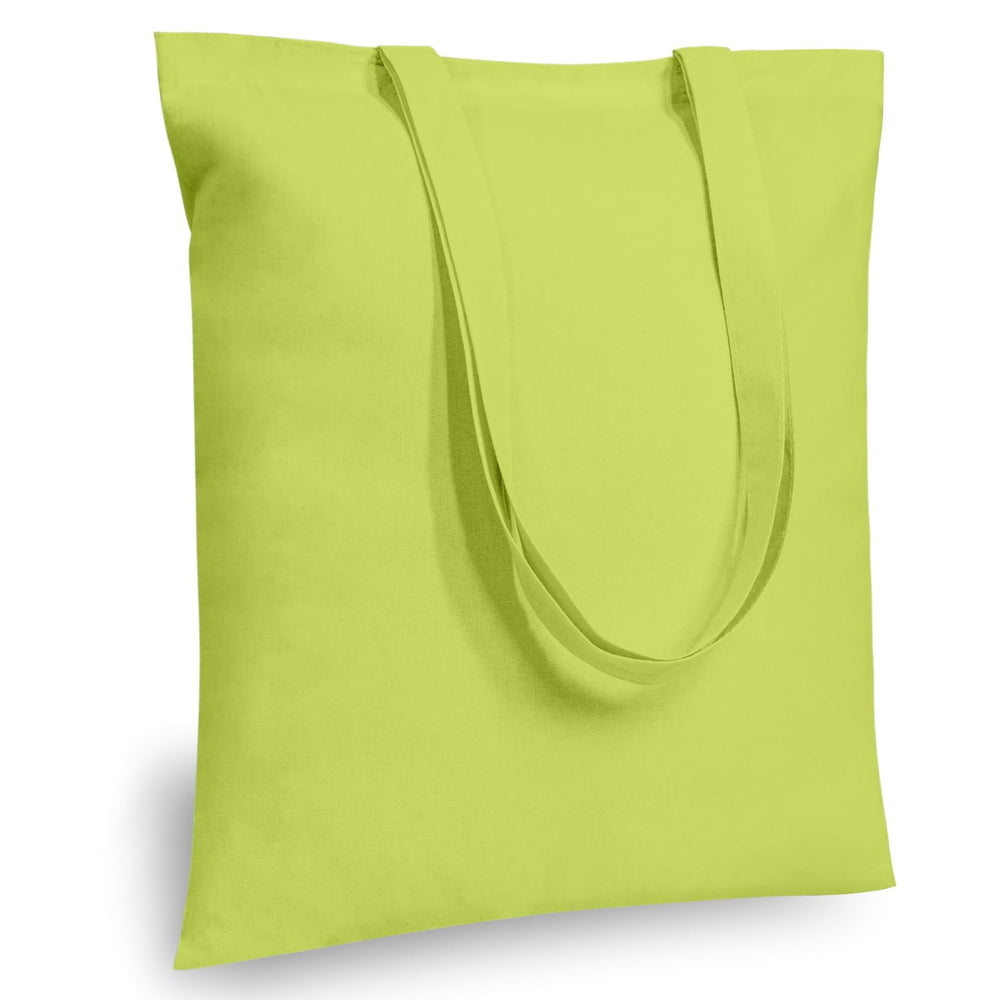 TOPDesign 5 | 12 | 24 | 48 | 192 Pack Economical Cotton Tote Bags, Lightweight Medium Reusable Grocery Shopping Cloth Bags, Suitable for DIY, Advertising, Promotion, Gift, Activity (5-Pack)