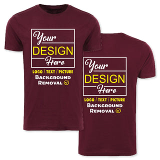 Personalized Image/Text for Your Company/Wedding/Greetings with Digital Printing | Unisex Adult | Custom T-Shirt