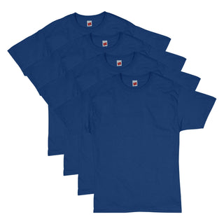 Hanes Men's Short Sleeve T-Shirt Pack, Big & Tall, Crewneck Cotton T-Shirts for Men, Value Packs