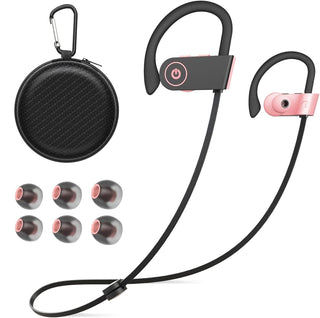 JOYWISE Bluetooth Wireless Headphones 16H Playtime Earbuds with Mic Stereo in-Ear Earphones, IPX7 Waterproof Sports Sound Isolation AI Music Creation Headsets for Running, Gym, Workout