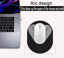 Small Mouse pad, Portable, Waterproof Non-Slip Rubber Bottom, Suitable for Wireless Mouse, Laptop Keyboard Tray for Both Men and Women, Office Travel Black 5.5x7.5in