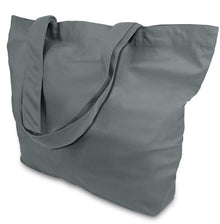 TOPDesign 1 | 3 | 6 | 12 | 24 Pack Super Strong Large 12oz Cotton Canvas Tote Bag, Reusable Grocery Shopping Cloth Bag, Fashionable Two-Tone Tote for Crafts, DIY Your Creative Designs (Pack of 1)