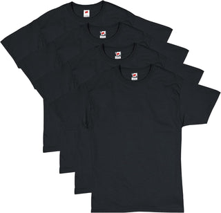 Hanes Men's Short Sleeve T-Shirt Pack, Big & Tall, Crewneck Cotton T-Shirts for Men, Value Packs