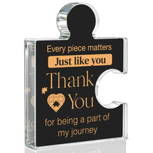 Team Appreciation Gifts Thank You Gift for Coworkers Colleagues Employees, Best Team Ever Gifts You Are an Essential Piece Acrylic Puzzle Piece Plaque Office Decor