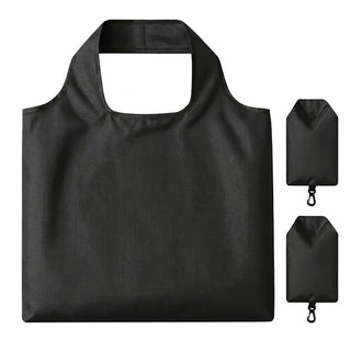 2 Pack Foldable Shopping Bag, Waterproof Reusable Grocery Tote Bag Holder,Nylon(Green A)