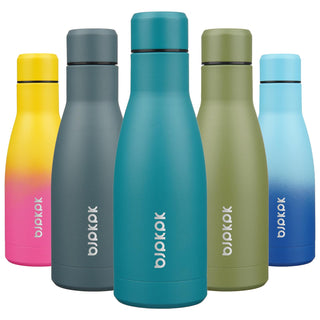 BJPKPK 17oz Insulated Water Bottles Stainless Steel Sports Water Bottles Keep Cold and Hot for Travel Dishwasher Safe,Olive Green