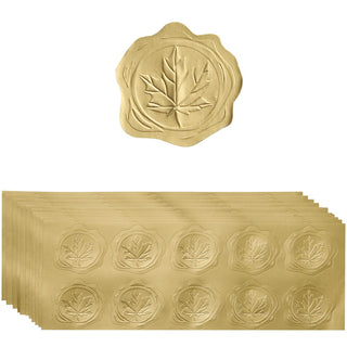 300 Pieces Embossed Gold Foil Stickers, Gold Heart-Love | For Envelopes, Wedding Invitations, Christmas Greeting Cards