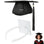 Clear Headband With Grad Cap