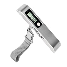 travel inspira Luggage Scale, Portable Digital Hanging Baggage Scale for Travel, Suitcase Weight Scale with Rubber Paint, 110 Pounds, Battery Included