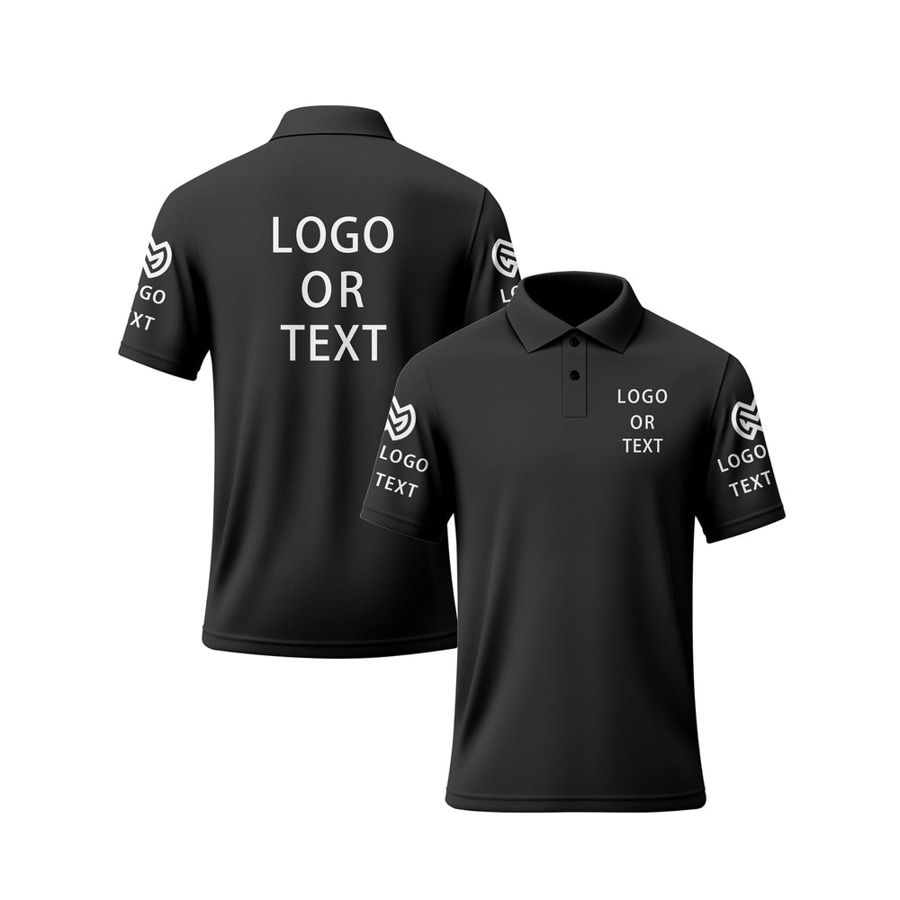 Custom Polo Shirts for Men Women Design Your Own Text Logo Image Personalized Printed Golf Work Shirts Business Casual