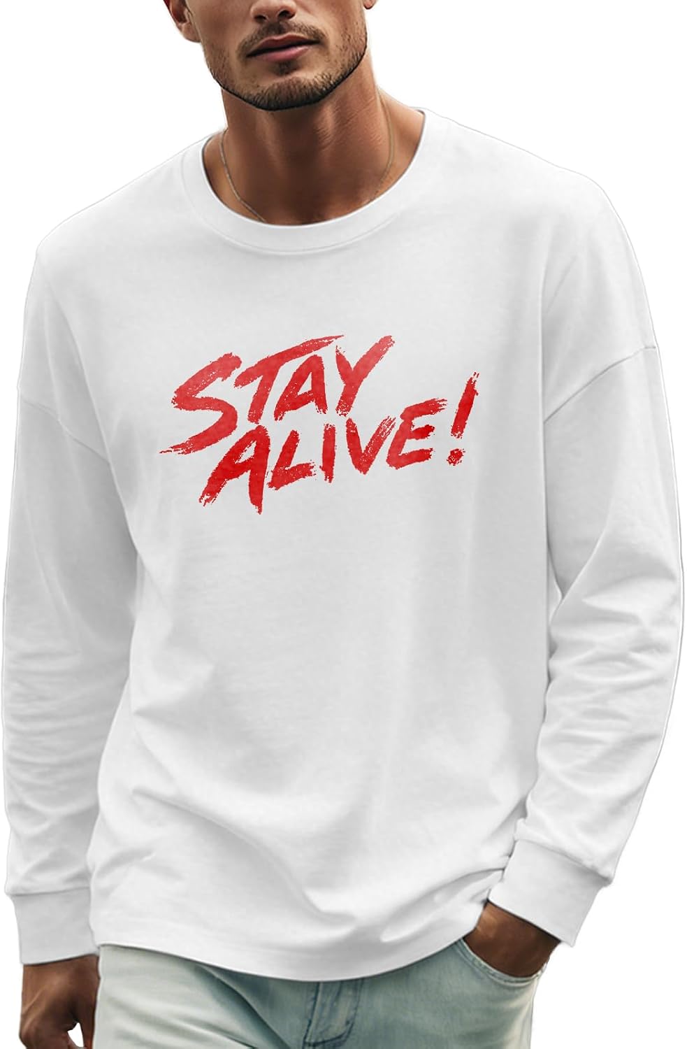 domirica Oversized Solid Cotton Blend Graphic Mens Hoodies Pullover Crewneck Long Sleeve Loose Fit Soft Sweatshirts