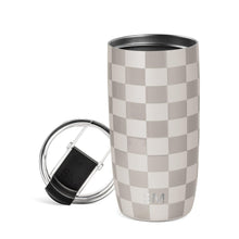 Simple Modern Voyager Tumbler with Flip Lid | Travel Coffee Mug | Insulated Stainless Steel Cold Brew Iced or Hot Coffee Cup | Gifts for Women Men Her Him | 16oz, Almond Birch