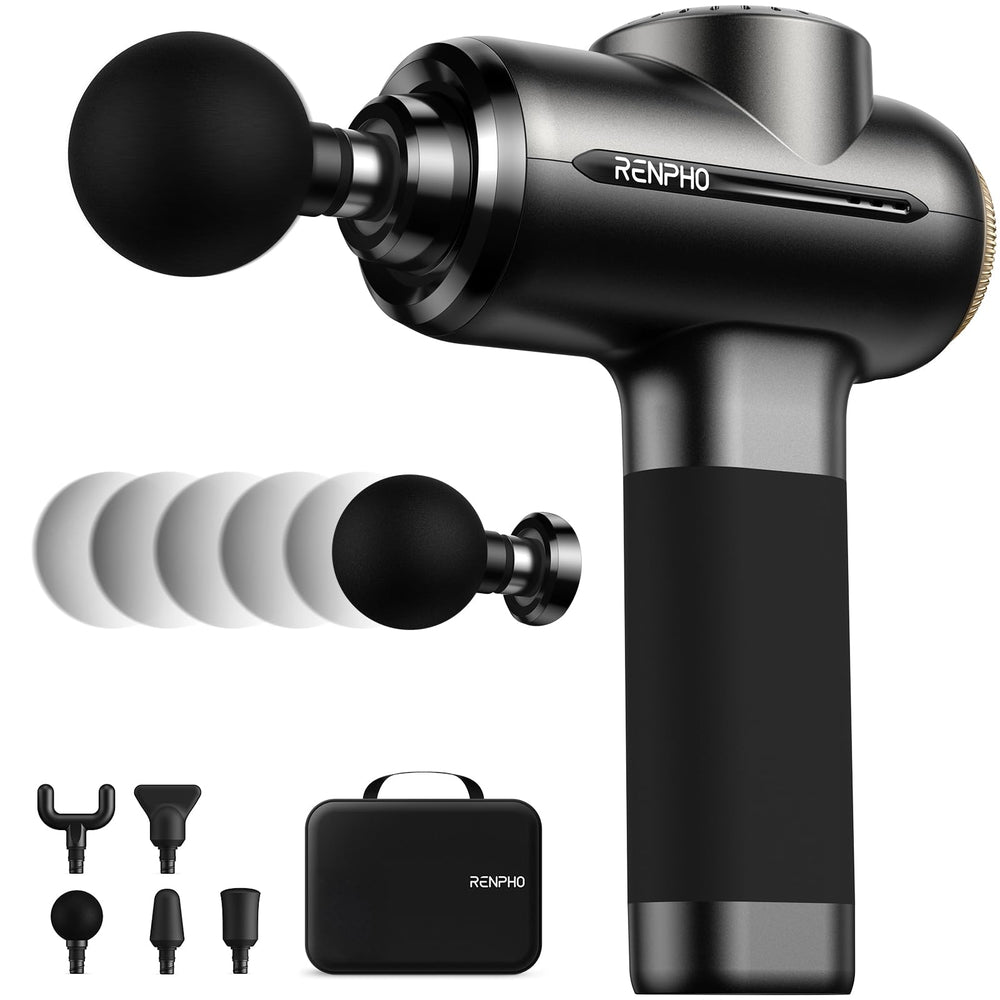 RENPHO Active Thermacool 2 Massage Gun with Heat and Cold, Fathers Day Dad Gifts [2026 Upgraded] Handheld Percussion Deep Tissue Neck Back Muscle Massager, FSA Approved Gift for Men Women Athletes HSA