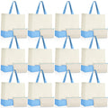 Beige and Light Blue