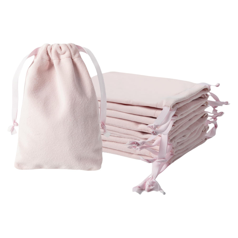 QIANF 12pcs Navy Velvet Drawstring Bags 3x4 inches Small Velvet Cloth Gift Bags Jewelry Pouches for Storage Wedding Party Favor Christmas