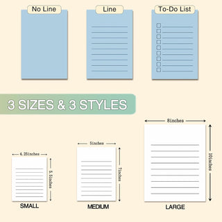 10-1000 Pads Personalized Notepads Bulk - Custom Notepad with Logo & Text 4.25"x5.5" 50 Sheets Pads for Office Business Classroom (Small(4.25''x5.5''))