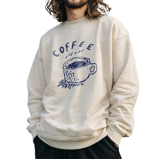 domirica Oversized Solid Cotton Blend Graphic Mens Hoodies Pullover Crewneck Long Sleeve Loose Fit Soft Sweatshirts