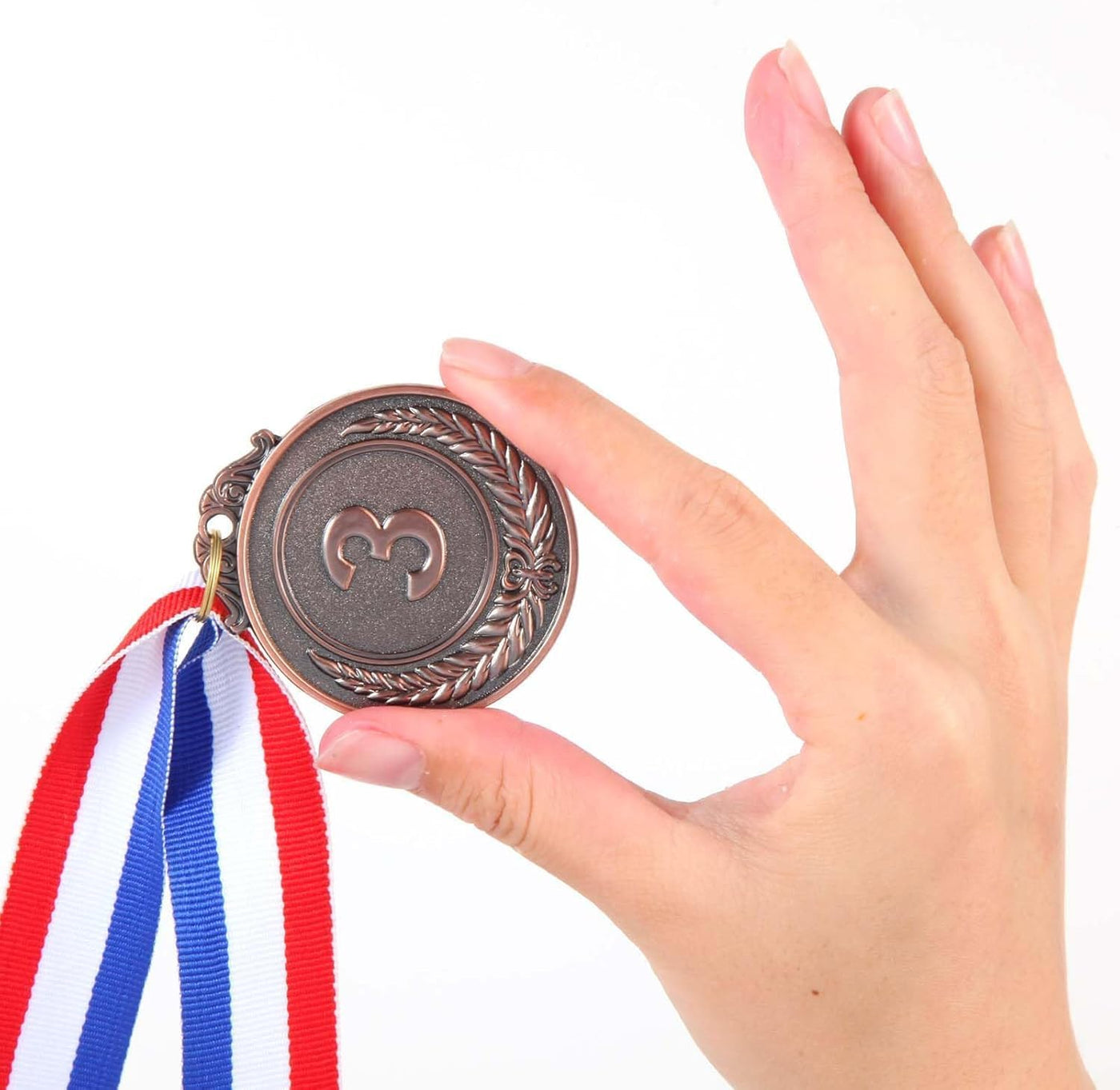 12 Pieces Gold Silver Bronze Metal Award Medals - 1st 2nd 3rd Place Winner Prizes for Sports, Competitions, Party Favors & Decorations, Olympic Style, 2 Inches ﻿