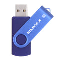 1Pack 64GB Swivel-Blue