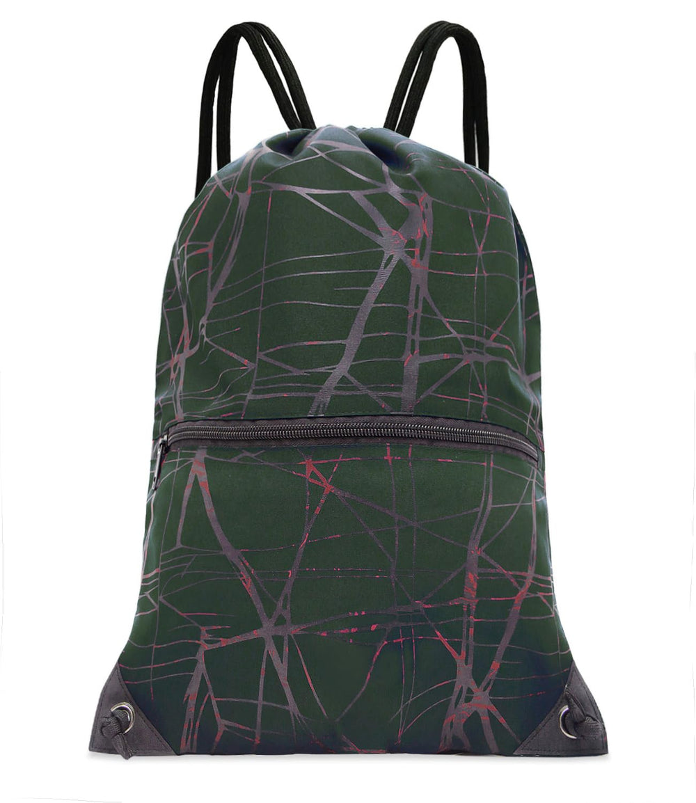 HOLYLUCK Drawstring Backpack Bag Sport Gym Sackpack